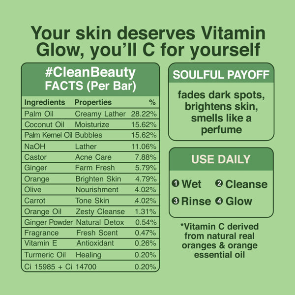 Vit C Orange Carrot Soap - Magic Eraser of Dark Spots