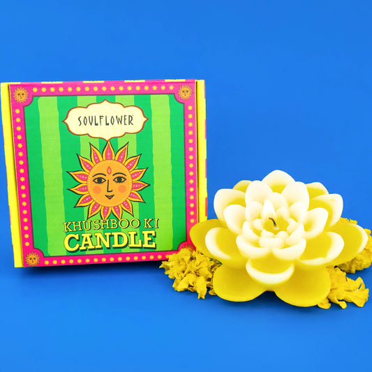 White Oudh Lotus Candle