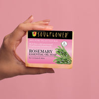 Soulflower 100% pure, vegan and natural SLS free Rosemary essential oil soap 