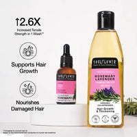 Rosemary Essential Oil & Rosemary Lavender Hair Oil clinically proven for Hair Growth