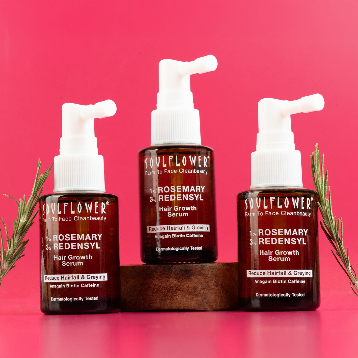 Clinically Proven Rosemary Redensyl Hair Growth Serum with Rosemary 1% Redensyl 3% Anagain 4% and Melanogray 1%