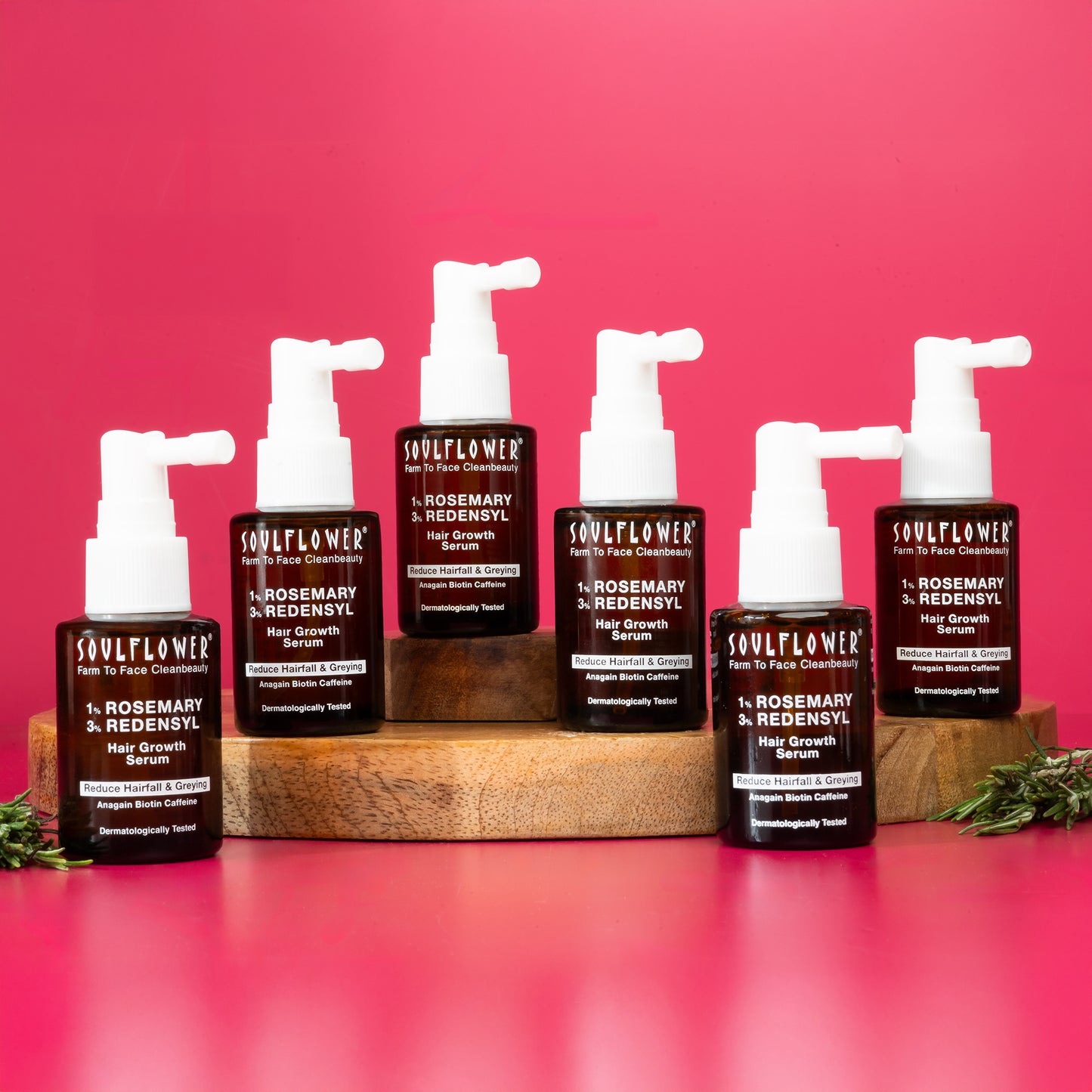 Clinically Proven Rosemary Redensyl Hair Growth Serum with Rosemary 1% Redensyl 3% Anagain 4% and Melanogray 1%