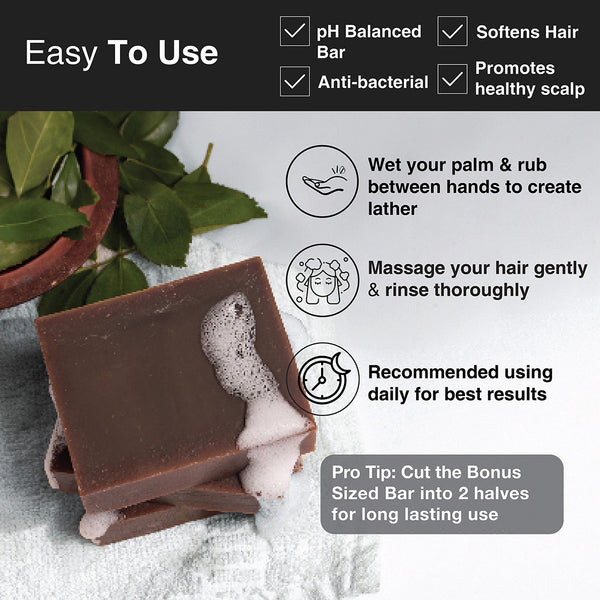 Easy to use on hair to balance pH and soften hair