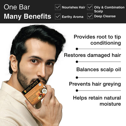 Benefits of Reetha Coconut Milk Hair Cleansing Bar to nourish hair 