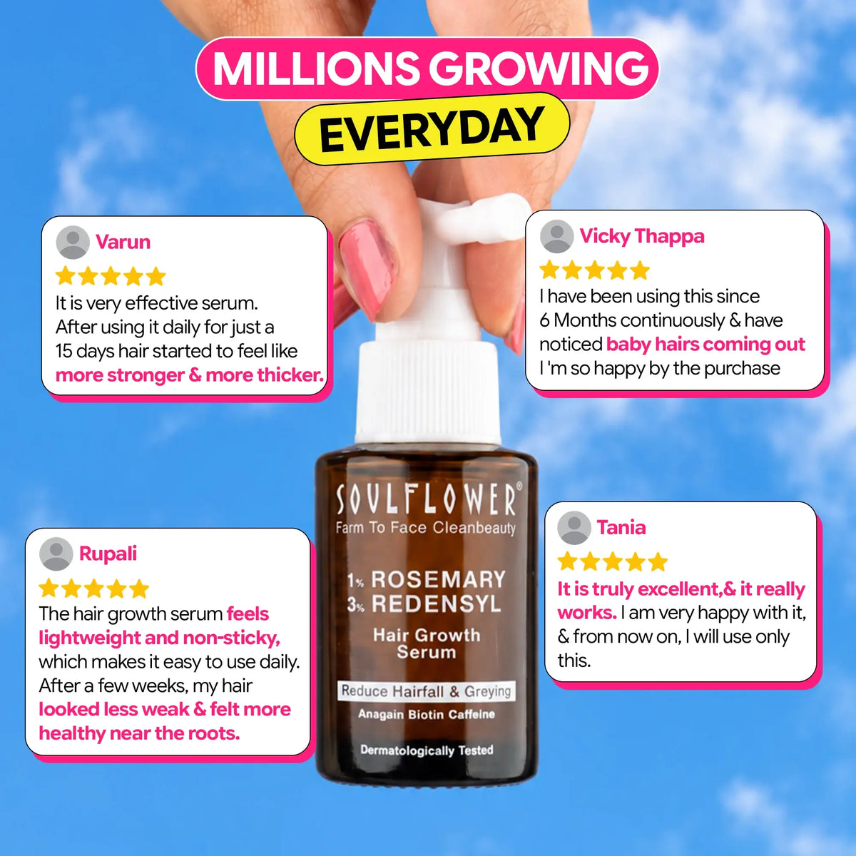 Rosemary Redensyl Hair Serum