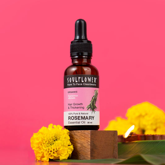 Clinically Tested Rosemary Essential Oil for Hair Growth (30ml * 3)
