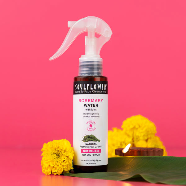 Rosemary Water Hair Spray with 1% Niacinamide for Hair Growth & Frizz Control
