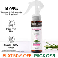 Rosemary Water Hair Spray with 1% Niacinamide for Hair Growth & Frizz Control