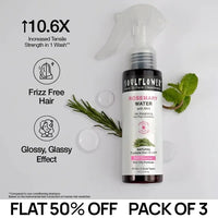 Rosemary Water Hair Spray with 1% Niacinamide for Hair Growth & Frizz Control
