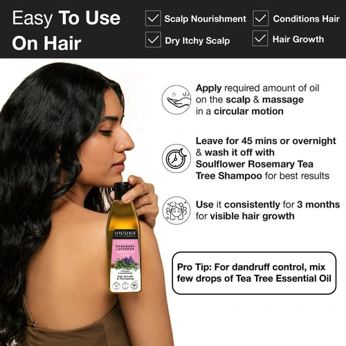 3x Rosemary for Hair Fall