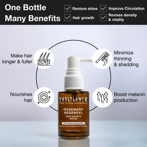 5X Rosemary for Excessive Hair Fall
