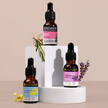 Rosemary, Lavender & Ylang Ylang Essential Oil Set