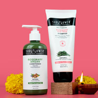 Rosemary Argan Conditioner & Tea Tree Shampoo to Improve Hair Texture