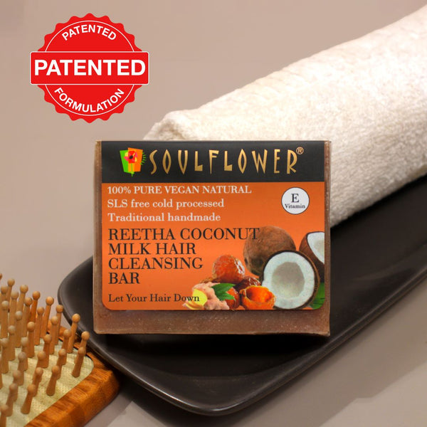 Soulflower Rosemary Coconut Milk Hair Cleansing Bar.