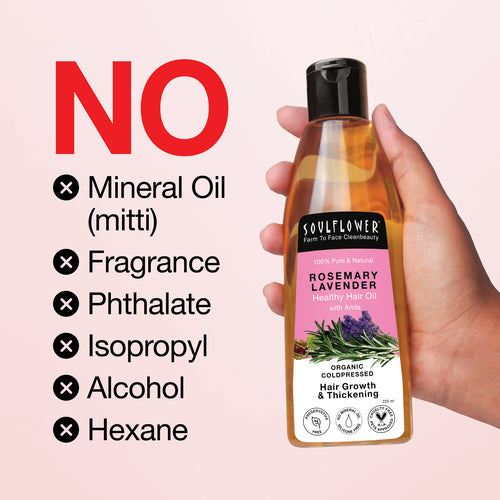 Clinically Proven Rosemary Lavender Hair Oil for 2X New Regrowth