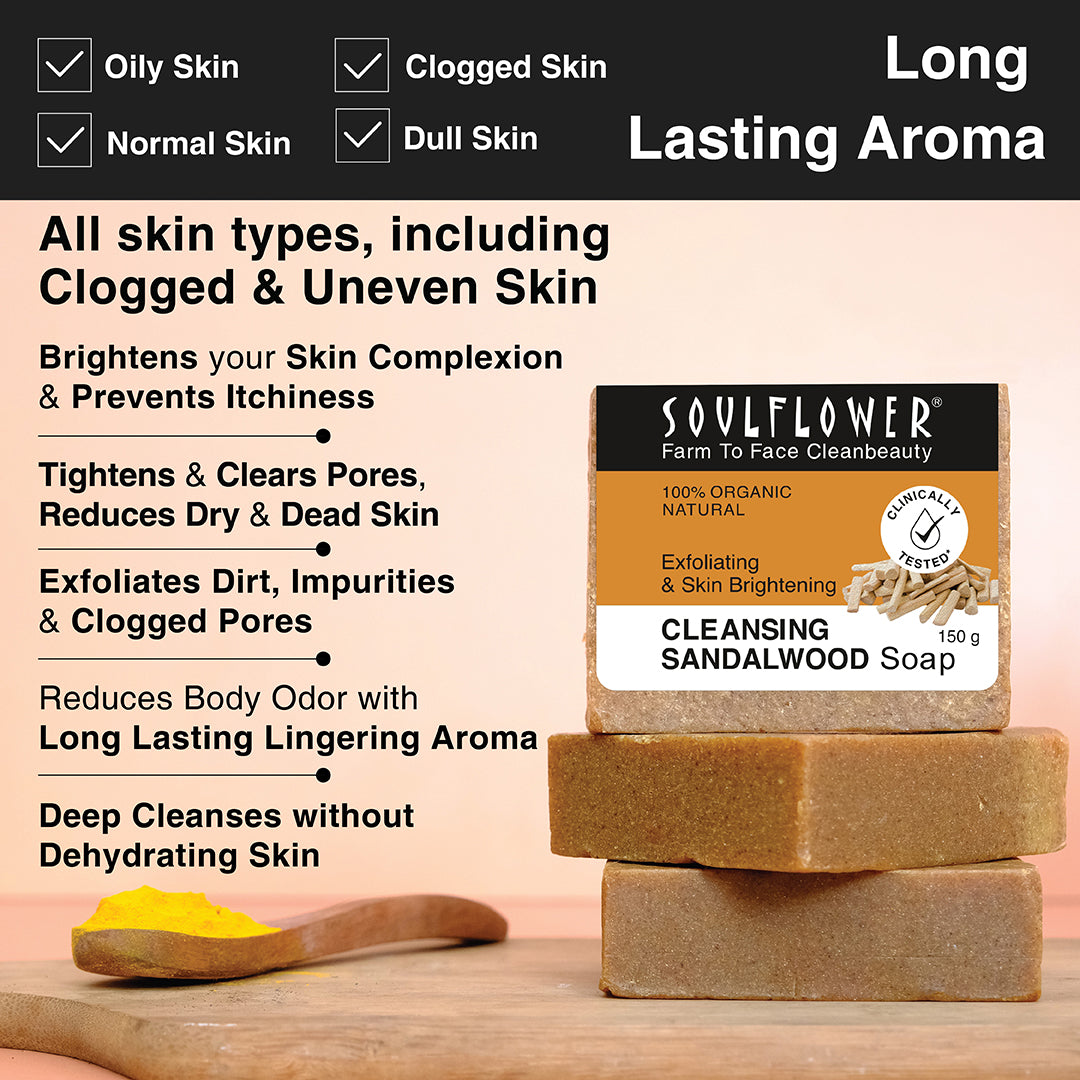 Sandalwood Soap Fairness Soap Easy Tan Removal Soap Scrub Soap