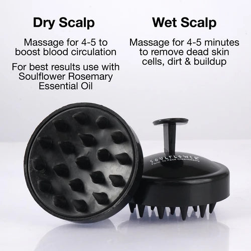 How to use scalp massager for dry scalp and wet scalp.