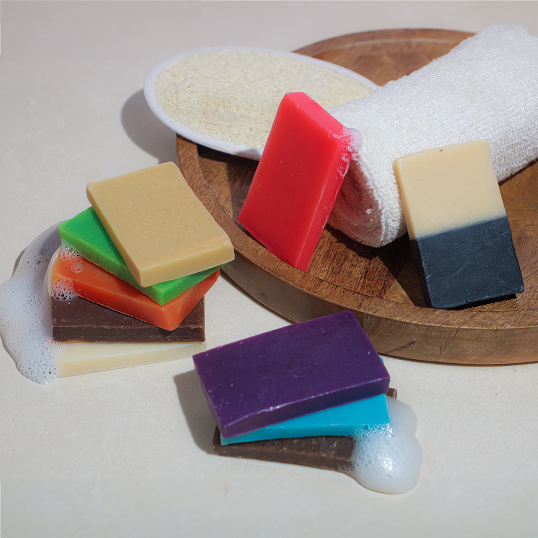 set of handmade soap 