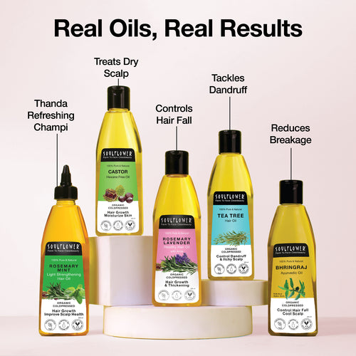 Clinically Proven Rosemary Lavender Hair Oil for 2X New Regrowth