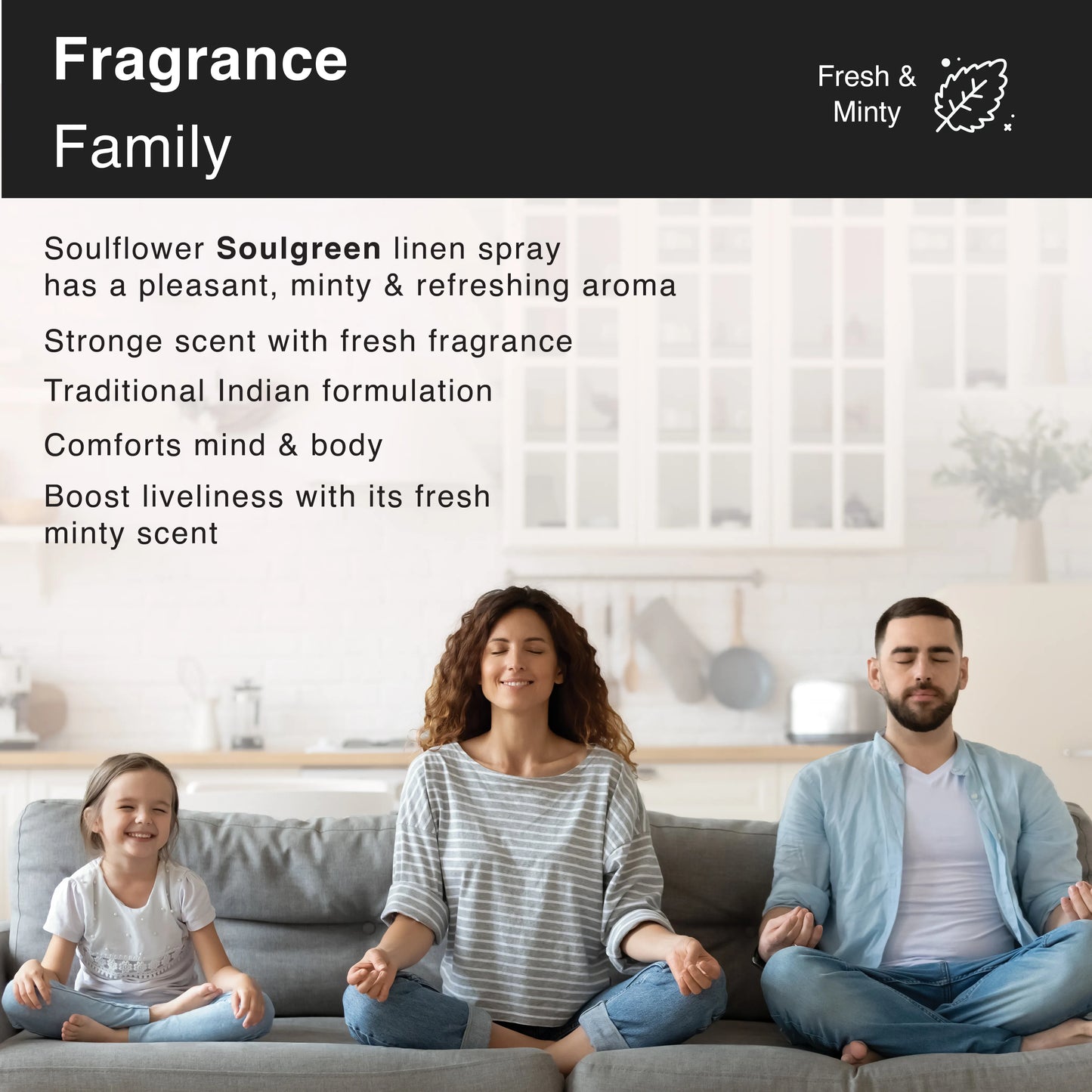 Soulgreen Room & Linen Spray Made With Essential Oils