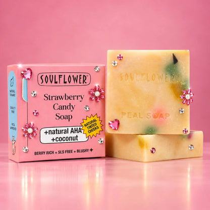 Strawberry Glow Soap for Natural Tinted Cheeks