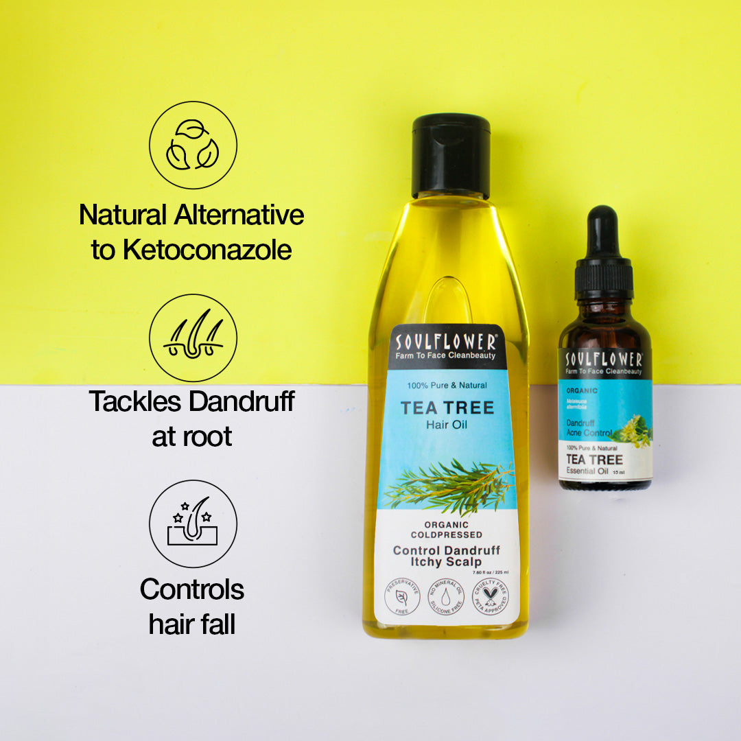 Dandruff & Acne Control Tea Tree Duo – Soulflower.in