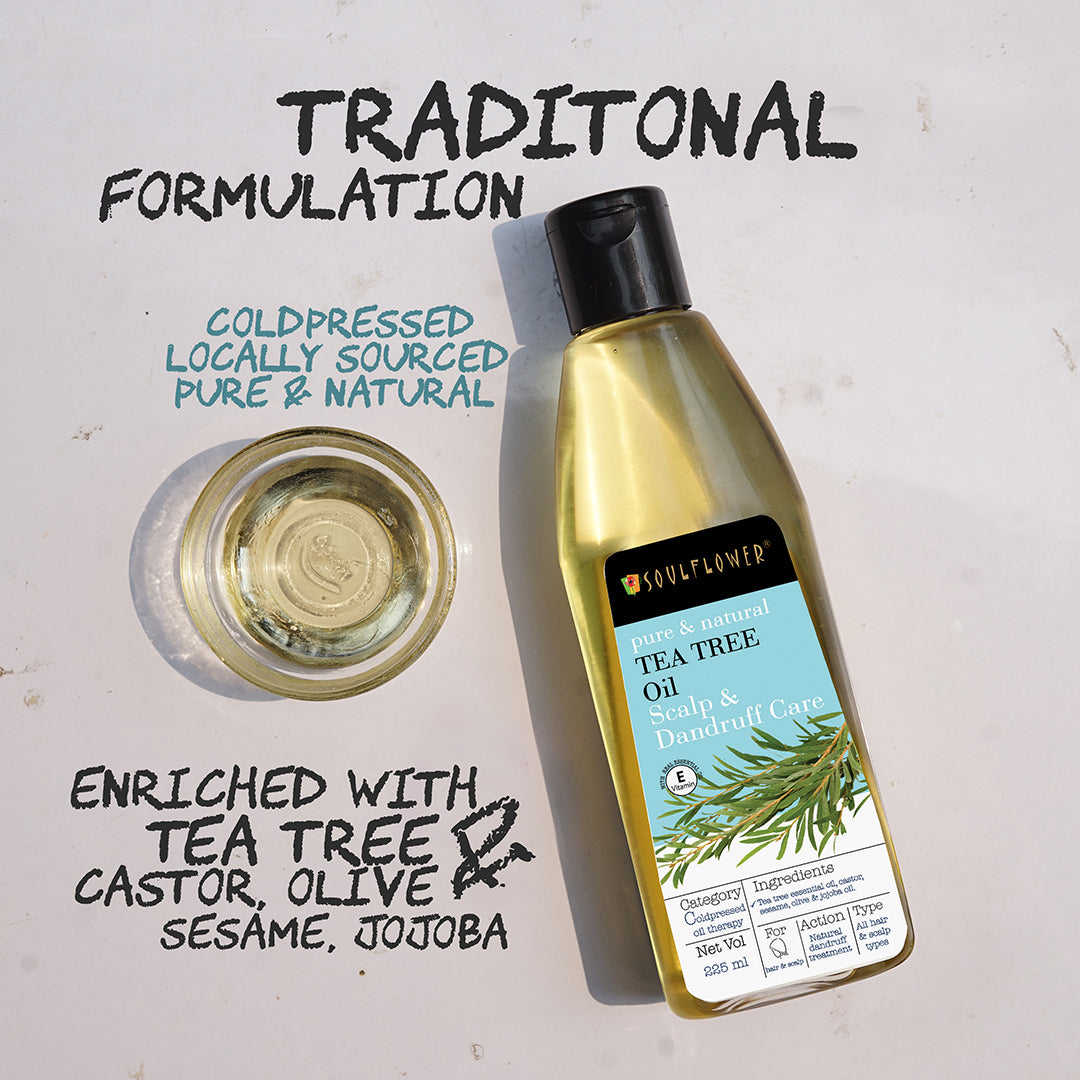 Natural Tea Tree Anti Dandruff Scalp Oil