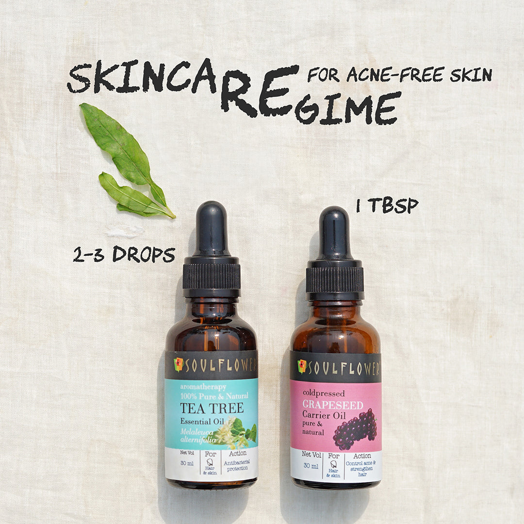 natural tea tree acne free skin 