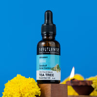 Tea Tree Essential Oil for Dandruff & Acne