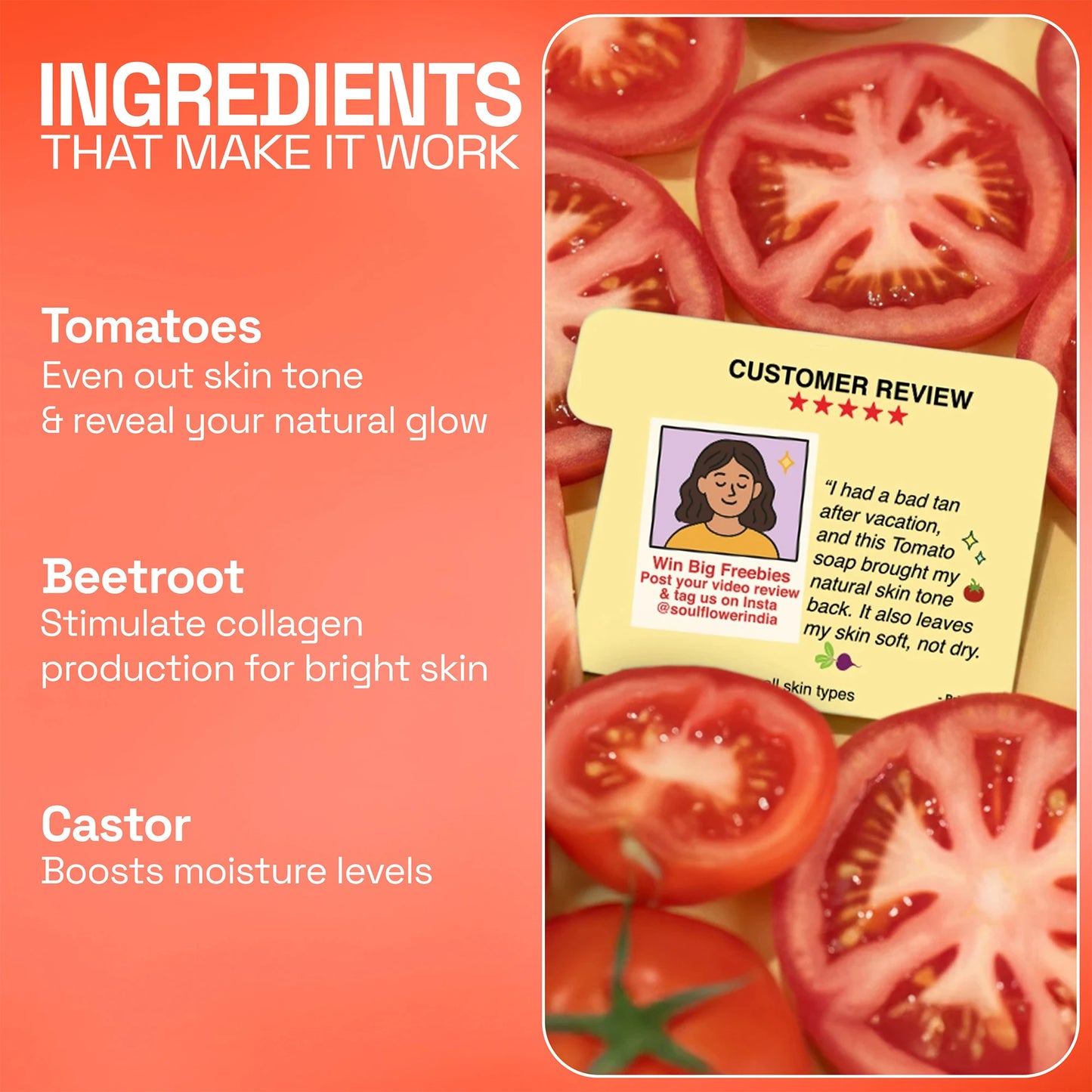 Anti Tan Juicy Red Tomato Soap