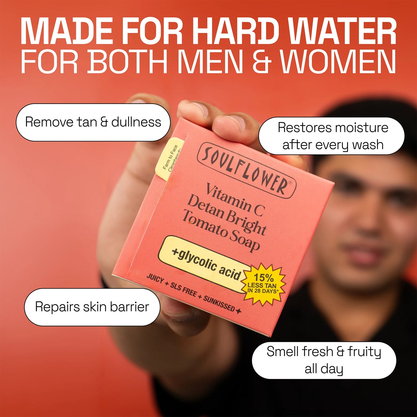 Anti Tan Juicy Red Tomato Soap