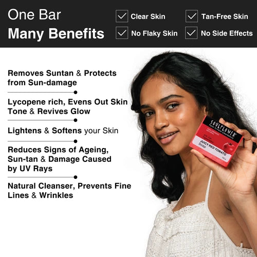 Many benefits of the Juicy Red Tomato soap 