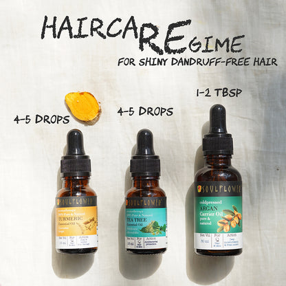Turmeric Essential Oil to Control Acne & Dandruff