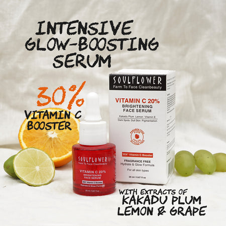 30X Vitamin C Serum for Bouncier & Brighter Skin, Dermatologically Tested
