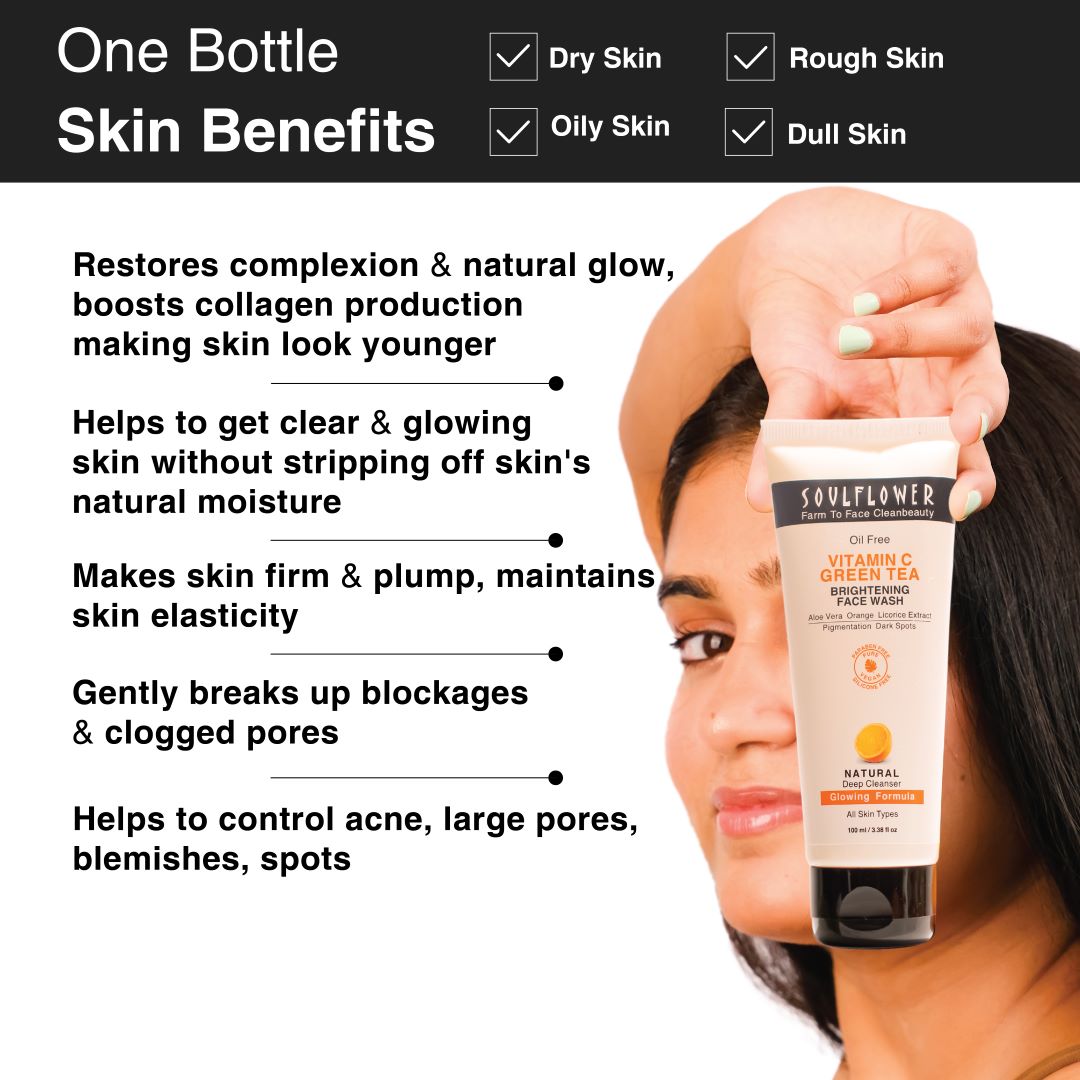 Vitamin C Facewash for younger looking skin