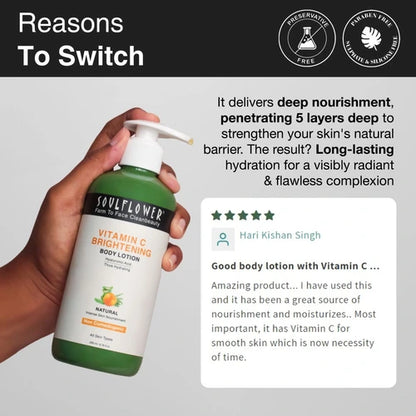 Vitamin C Hyaluronic Acid Glow Body Lotion