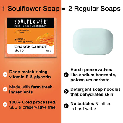 Vitamin C Rich Orange Carrot Soap