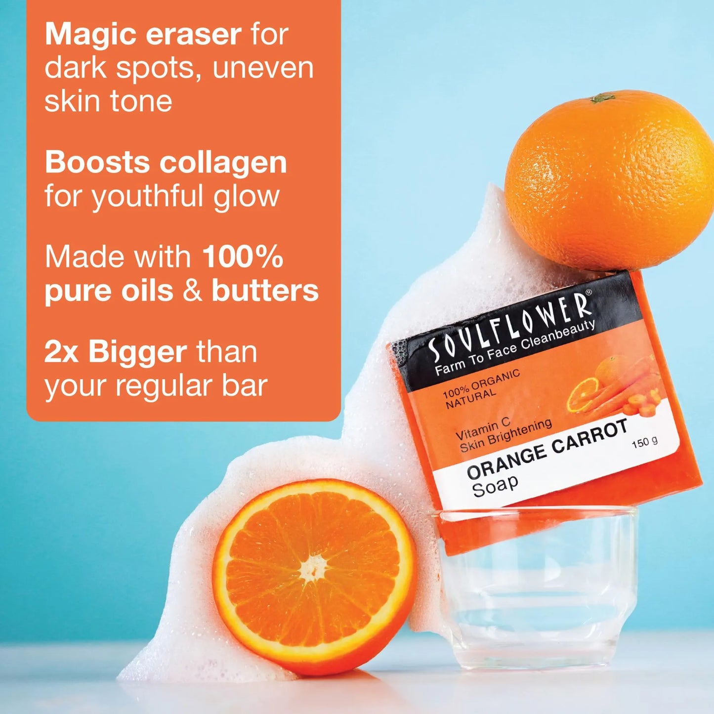 Vitamin C Rich Orange Carrot Soap