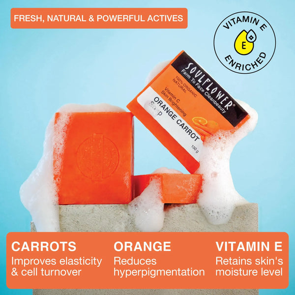 Vitamin C Rich Orange Carrot Soap