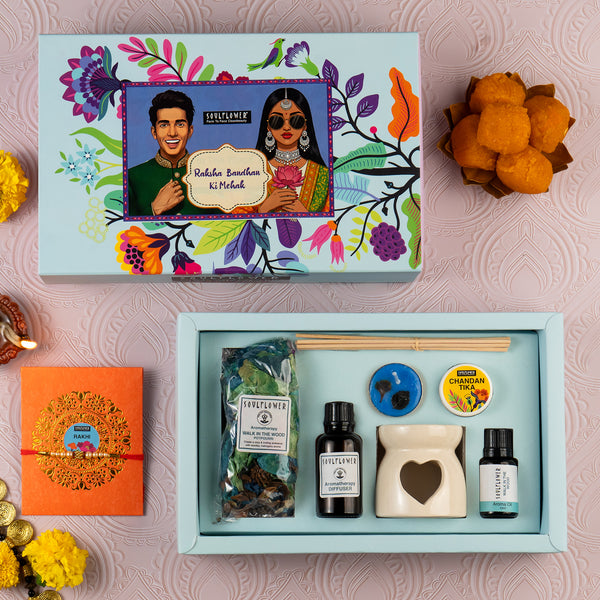 Rakhi Giftset with Walk in the Wood Mehak