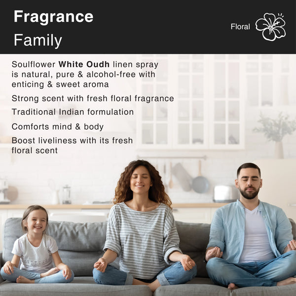 White Oudh Room & Linen Spray Made With Essential Oils