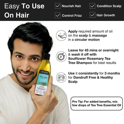 Easy-to-use on hair, Soulflower’s anti-dandruff routine features lightweight, non-greasy formulas that absorb quickly and rinse clean for effortless scalp and hair care.