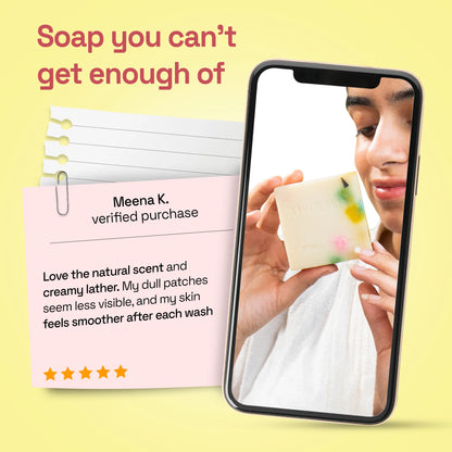 Strawberry Glow Soap for Natural Tinted Cheeks