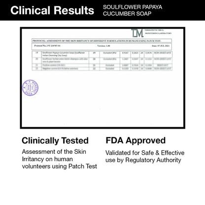 Clinically tested and FDA Approved natural and organic soap