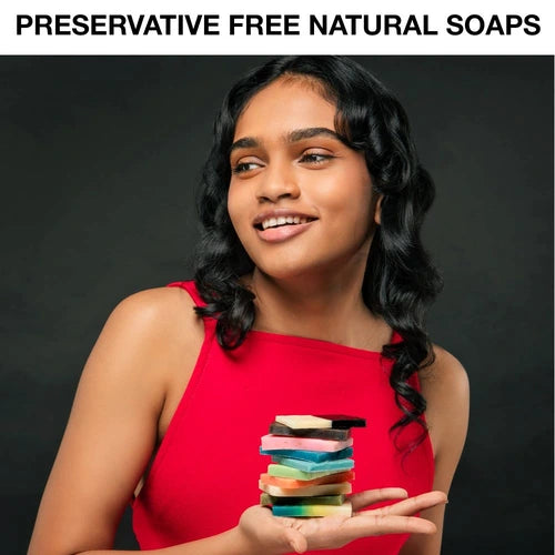 Preservative and chemical free soaps makes the skin glow and soft 