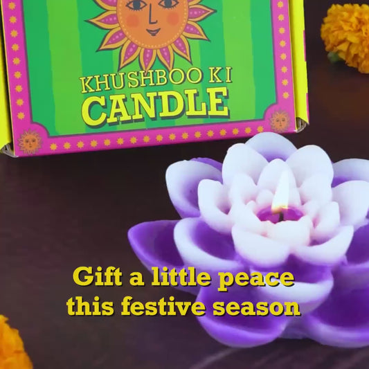 Lavender Lotus Candle