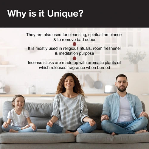 Uniquely handrolled incense sticks made with aromatic plant oils for a pure and uplifting spiritual experience.