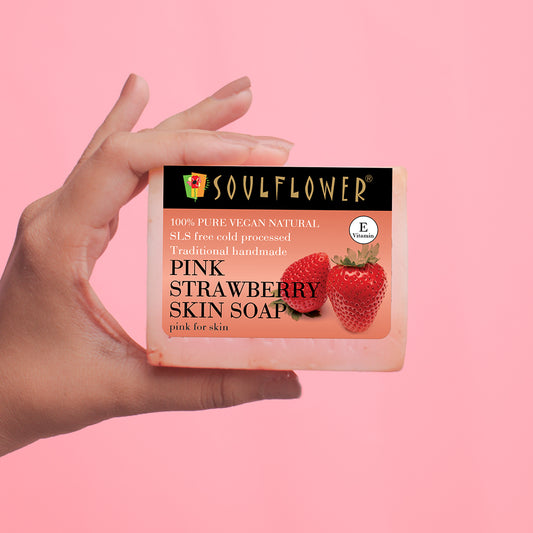 Pink Strawberry Skin Soap