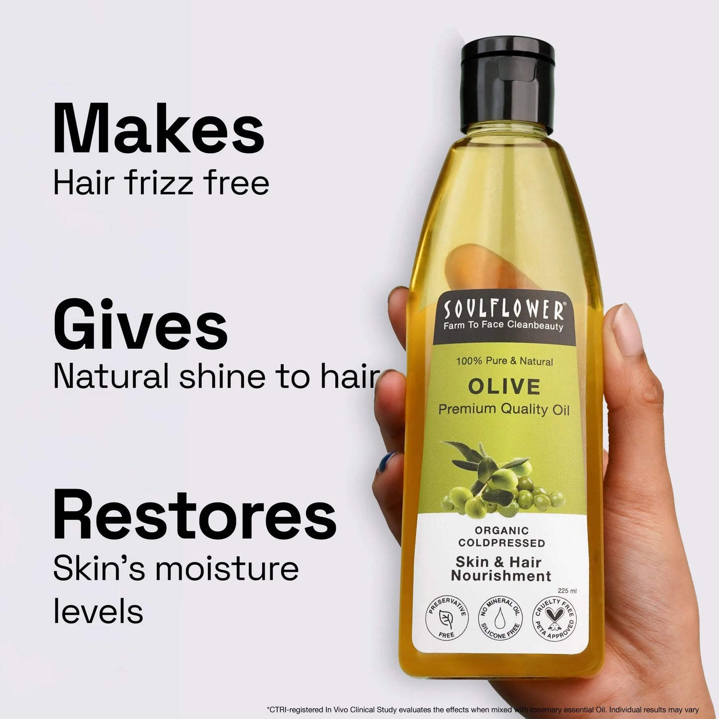 Olive Oil for Nourished Hair and Skin