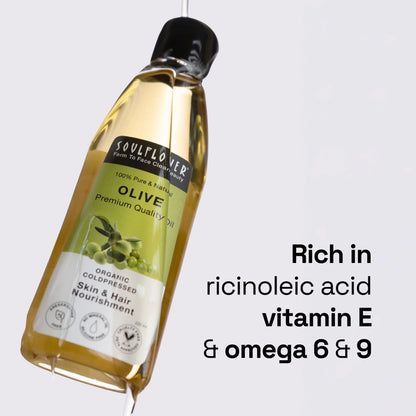 Olive Oil for Nourished Hair and Skin